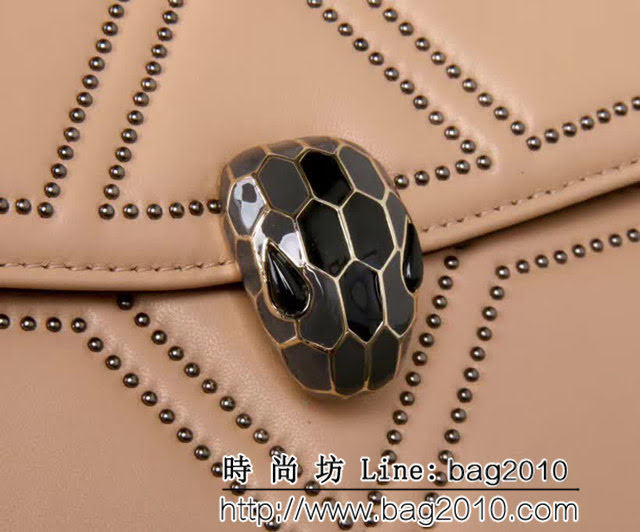 BVLGARI寶格麗 專櫃新品 Serpenti Forever 手腕款 雙層風琴包 789789 FYD1117